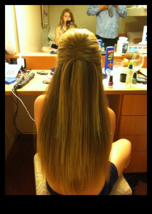 بساطة أنيقة: إضفاء الأناقة على روتين شعرك المستقيم