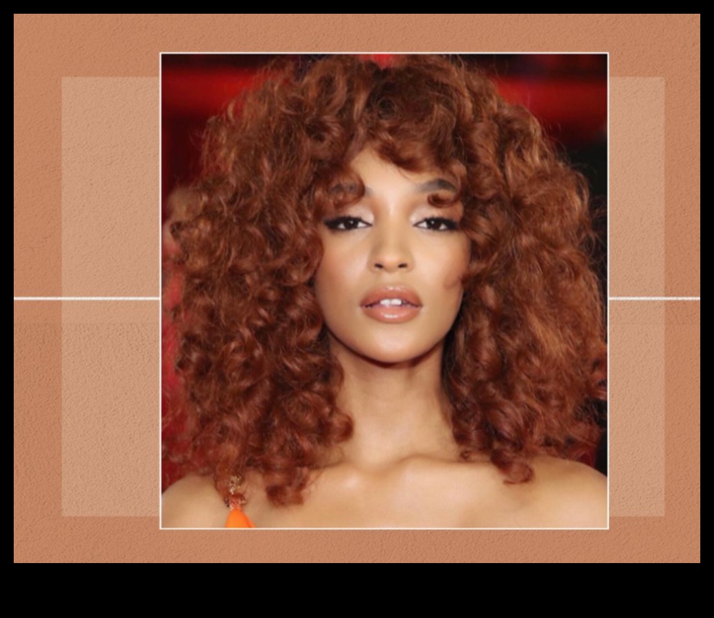 تجعيد الشعر النحاسي والأنماط الأنيقة: إتقان نسيج الشعر الأحمر والبني المحمر