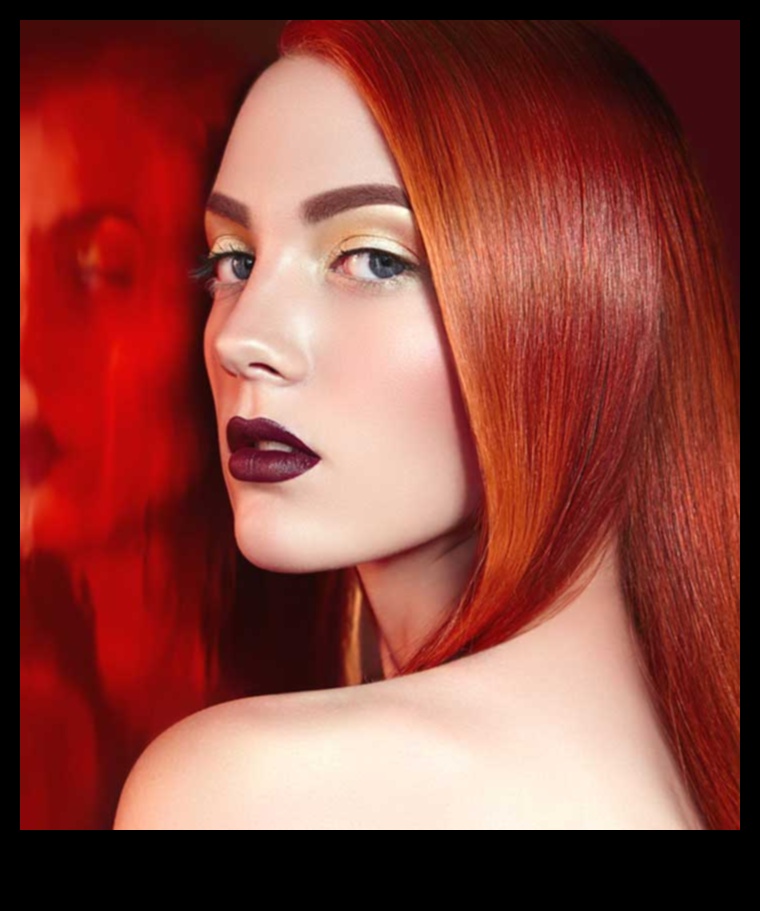 تجعيد الشعر النحاسي والأنماط الأنيقة: إتقان نسيج الشعر الأحمر والبني المحمر