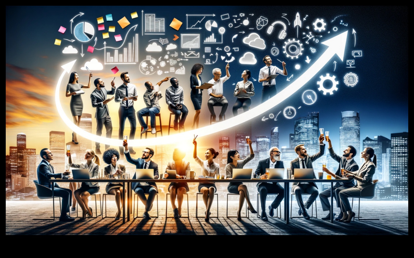 من الرؤية إلى النصر: استراتيجيات لرؤية الأعمال الفعالة