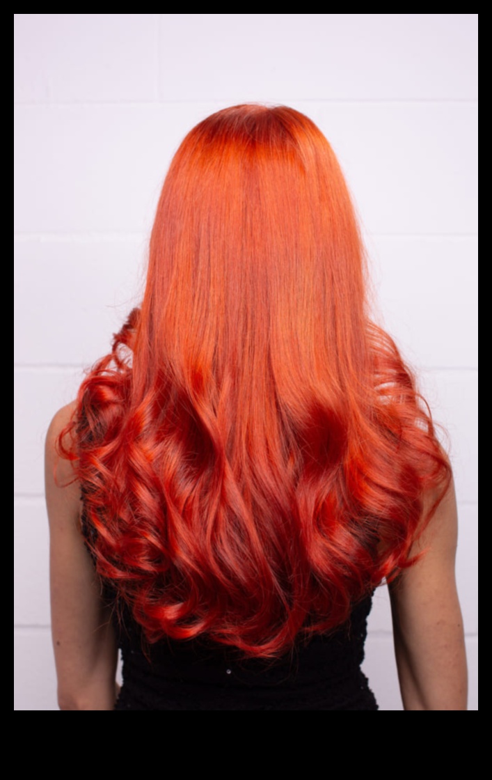 قوة النحاس: انغمس في تسريحات الشعر المغرية باللون البني المحمر