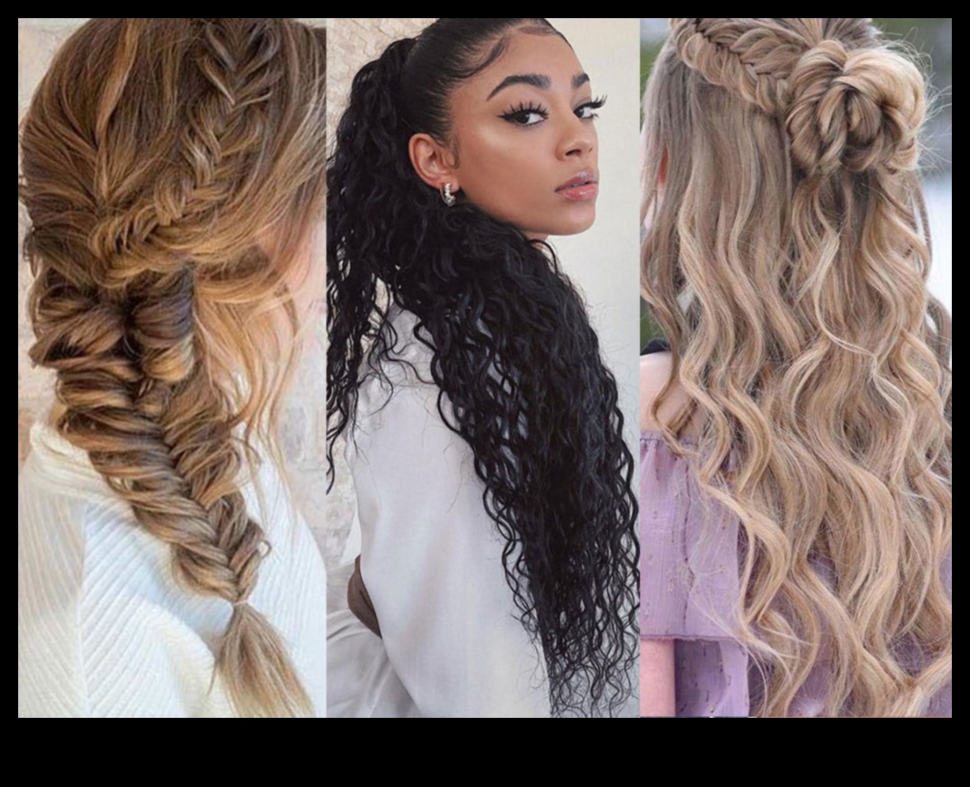 خصلات شعر مغرية: أنماط متموجة جذابة للمسة رومانسية